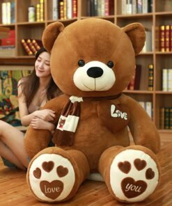 Dark Brown High Quality Big Gift Teddy Bear 4.5ft Soft And huggable