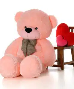 5.25ft Personalized Giant Teddy Bear In Pink