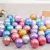 Chrome, Metallic, Shiny Latex Balloons 5" Inch - Single color 50 Pcs