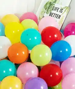 50 Pcs High Quality Single color Latex Balloons - 10" Inch