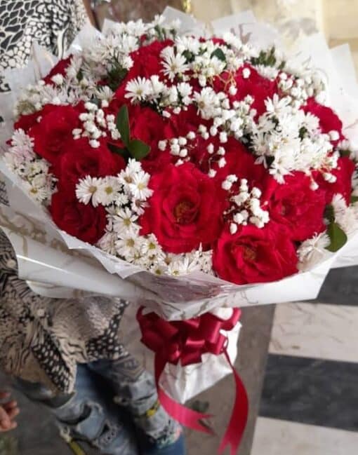 Jasmine Rose Flower Bouqet