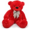 4.25ft Personalized Giant Teddy Bear In Red