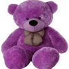 6.5ft Life Size Teddy & Hugs Giant Teddy Bear Purple